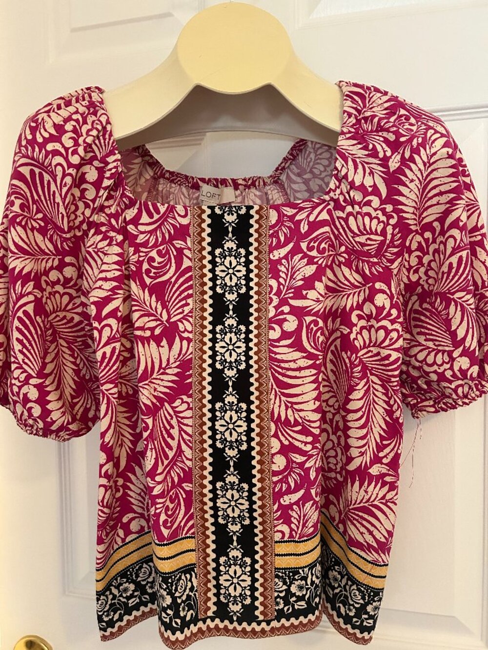 Loft square neck top